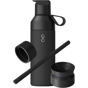 Ocean Bottle tbbfle kupakkal, 500 ml, fekete