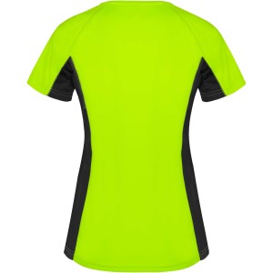 Shanghai rvid ujj ni sportpl, fluor green, solid black (T-shirt, pl, kevertszlas, mszlas)