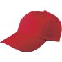 Twill baseballsapka, piros